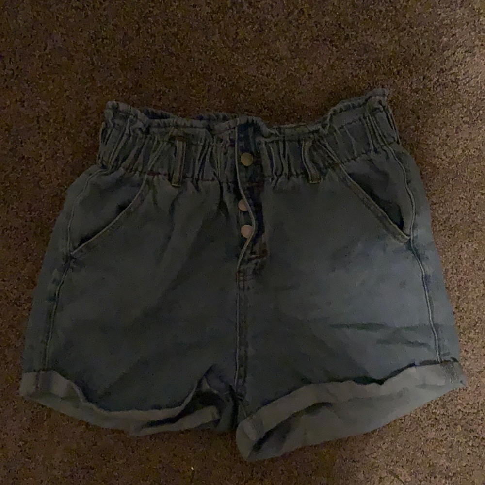 super high rise mom shorts